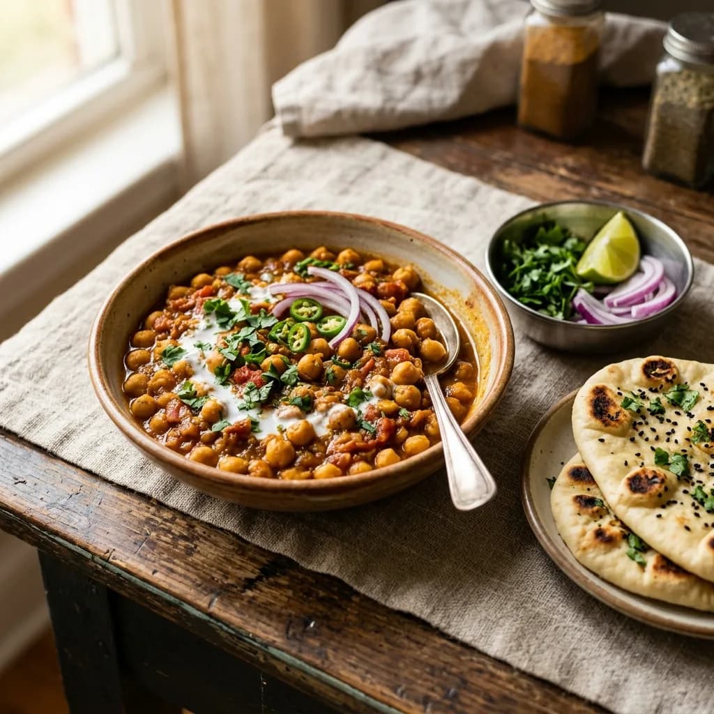 Recipe cover: Weeknight Chana Masala