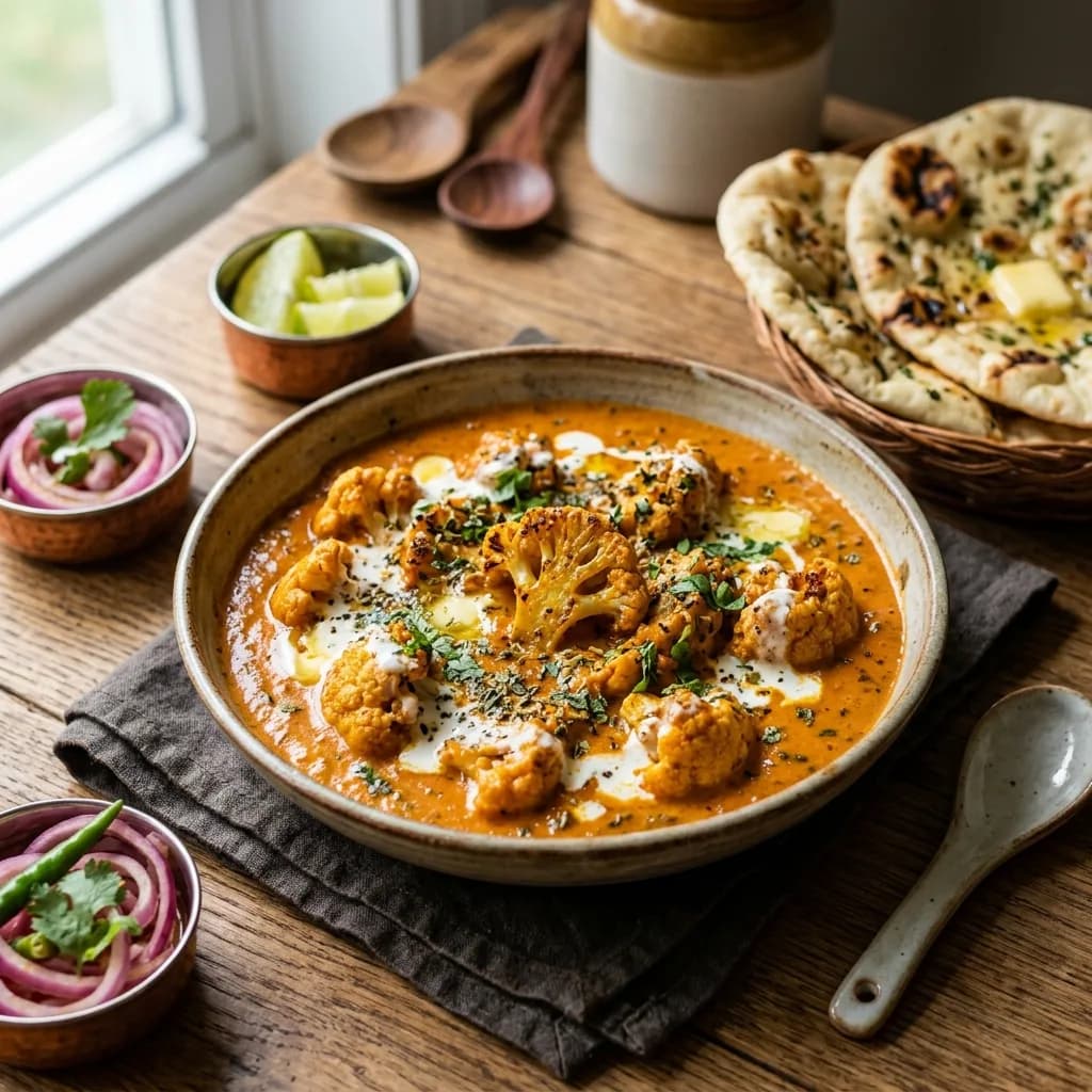 Recipe cover: Punjabi Makhani Gobi (Butter Tomato Braised Cauliflower)