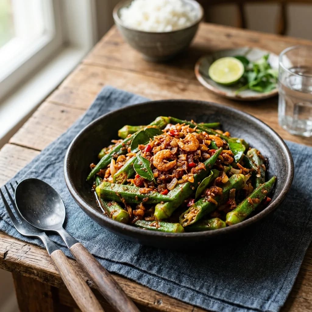 Recipe cover: Sambal Bendi Berudang