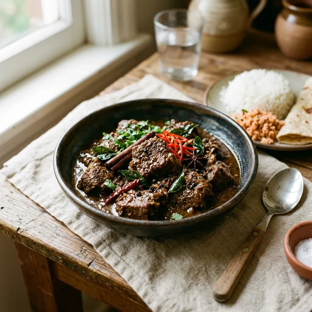 Recipe cover: Sri Lankan Black Pepper And Tamarind Braised Beef