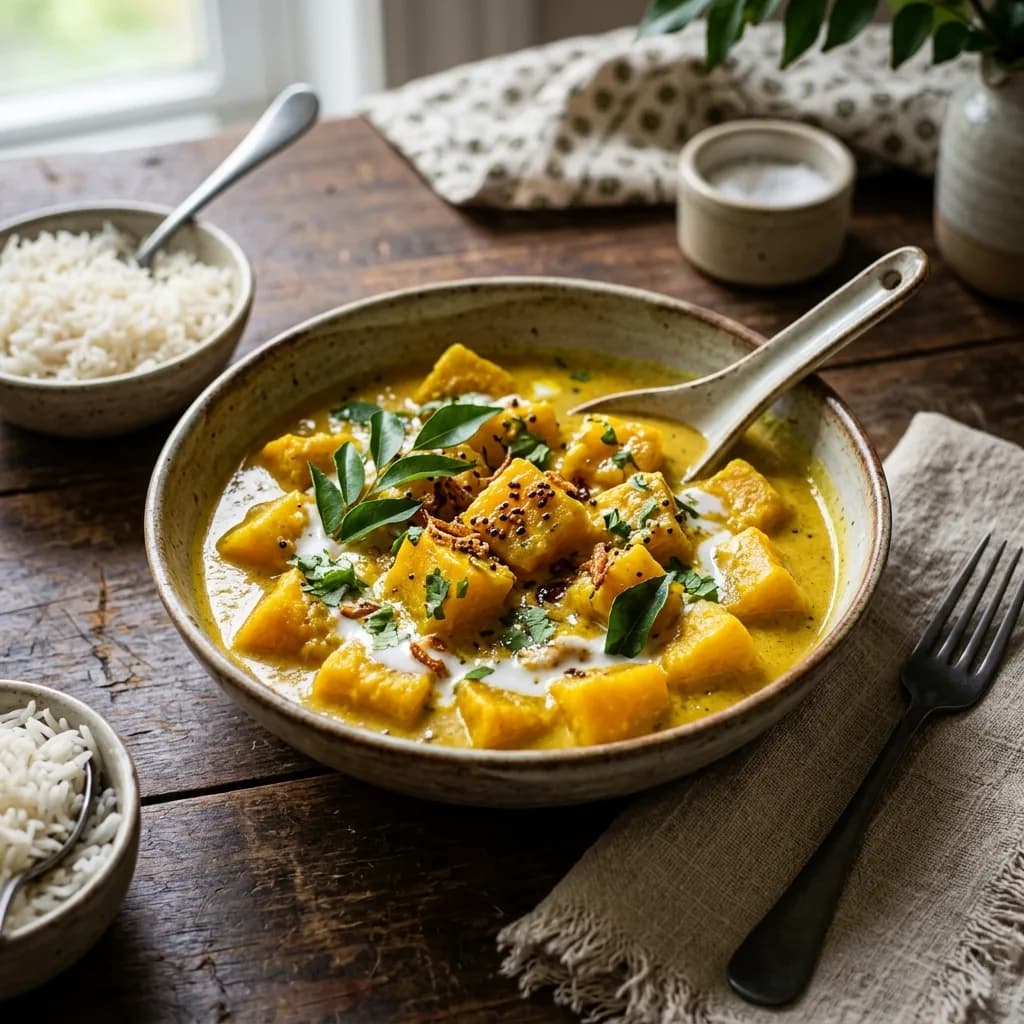 Recipe cover: Sri Lankan Golden Pumpkin Curry