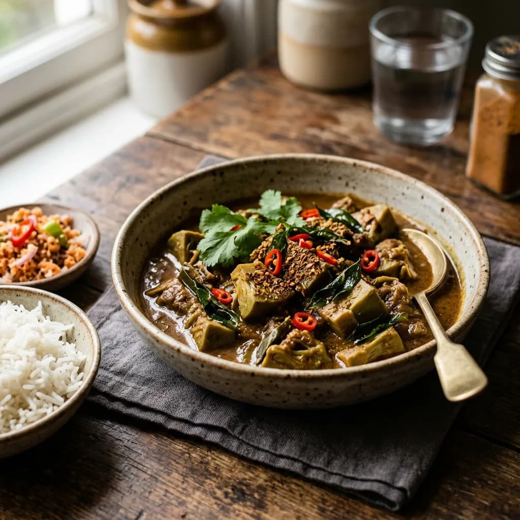 Recipe cover: Sri Lankan Spiced Young Jackfruit Curry