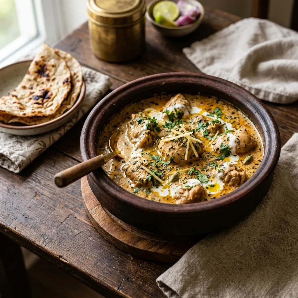 Recipe cover: Punjabi Malai Chicken Handi