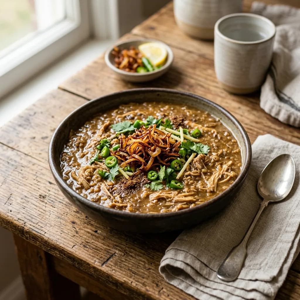 Recipe cover: Karachi Style Chicken Haleem Stew
