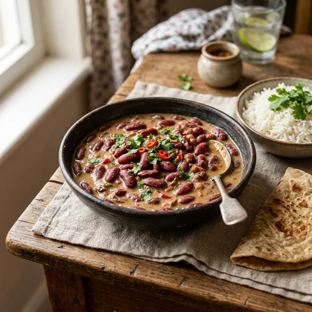 Recipe cover: Swahili Maharagwe Red Kidney Beans In Coconut Sauce