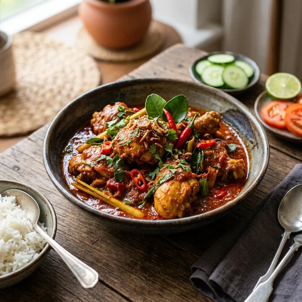 Recipe cover: Ayam Masak Merah (Malaysian Tomato Braised Chicken)