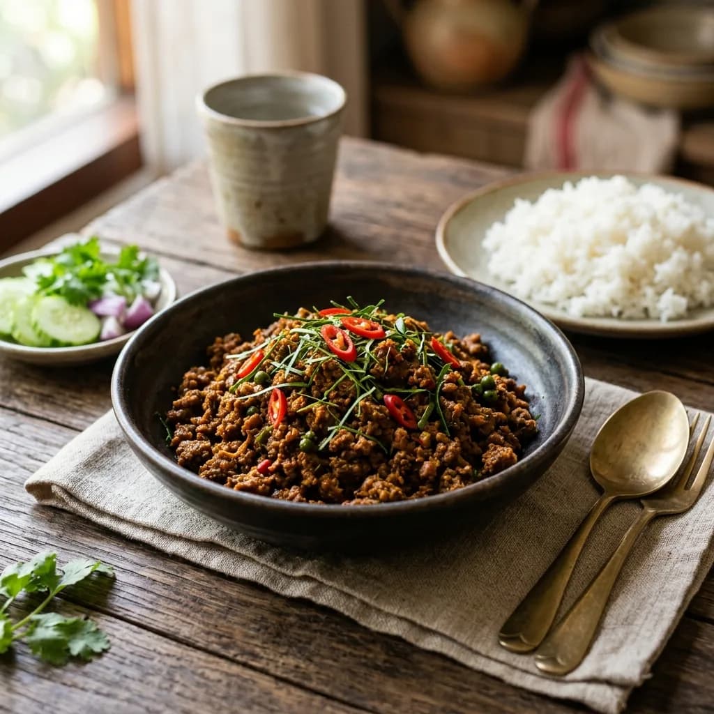 Recipe cover: Southern Thai Dry Spiced Beef Curry