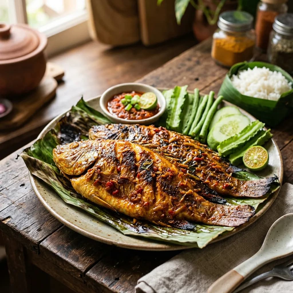 Recipe cover: Ikan Bakar Sambal Serai