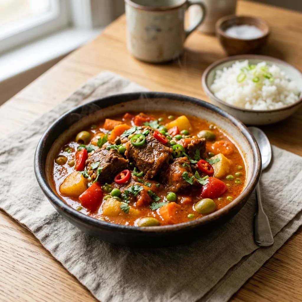 Recipe cover: Filipino Beef Caldereta Stew