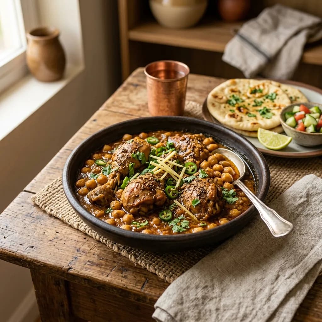Recipe cover: Lahori Murgh Cholay