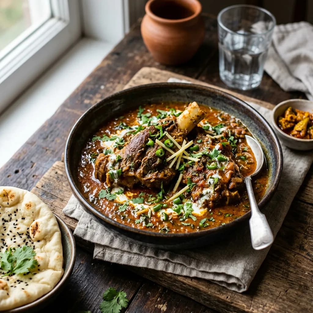 Recipe cover: Kasuri Fenugreek Braised Beef Shank