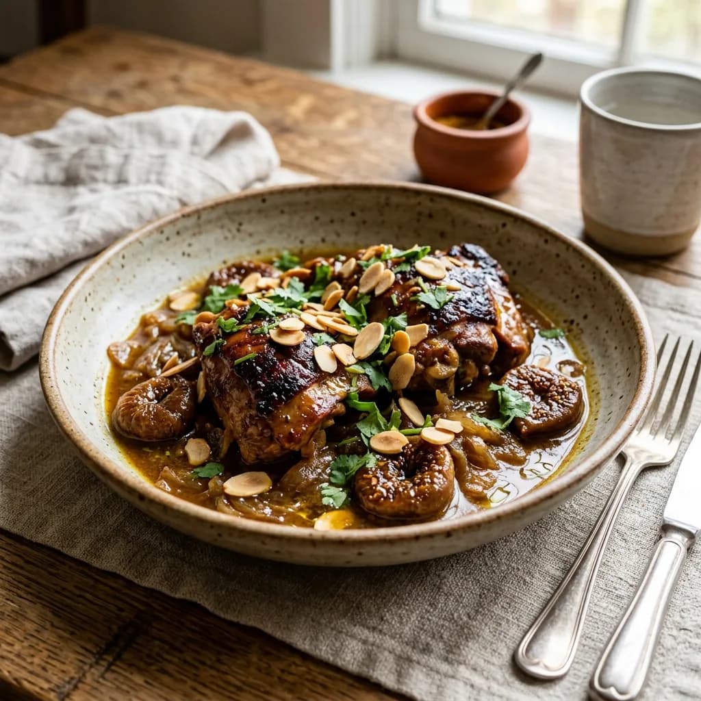 Recipe cover: Moroccan Ras El Hanout Turkey Braise With Dried Figs