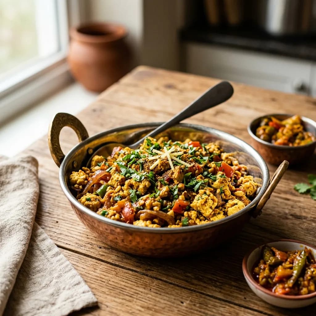 Recipe cover: Dhaba-Style Paneer Bhurji