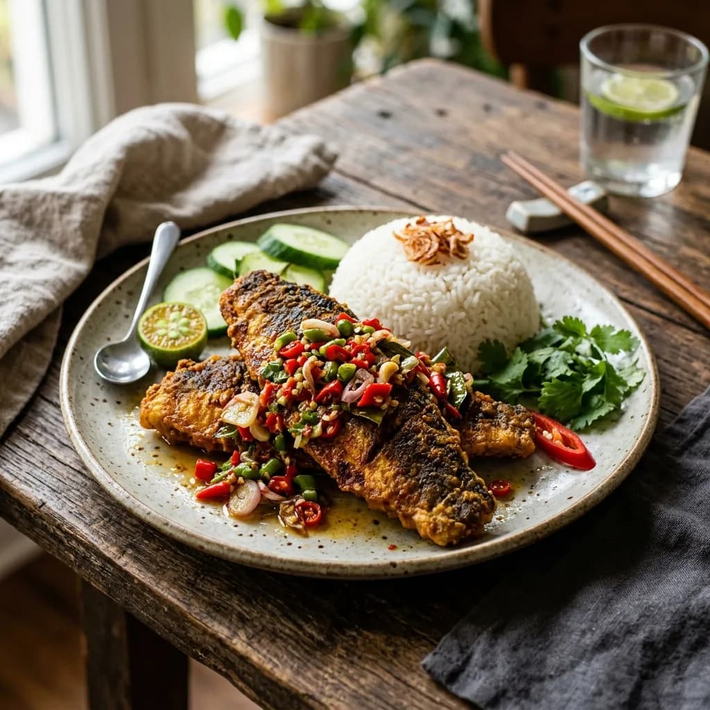 Recipe cover: Ikan Goreng Cili Garam