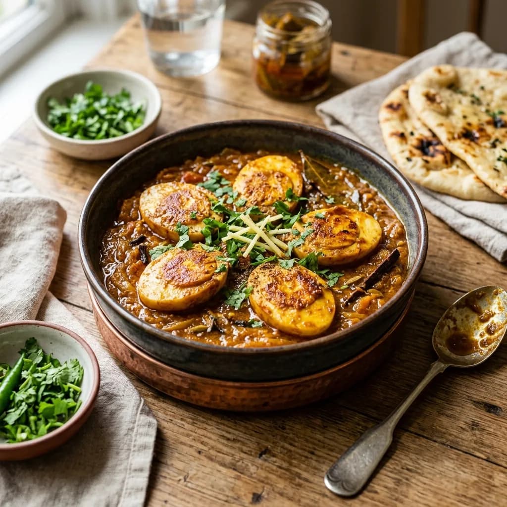 Recipe cover: Amritsari Masala Egg Curry