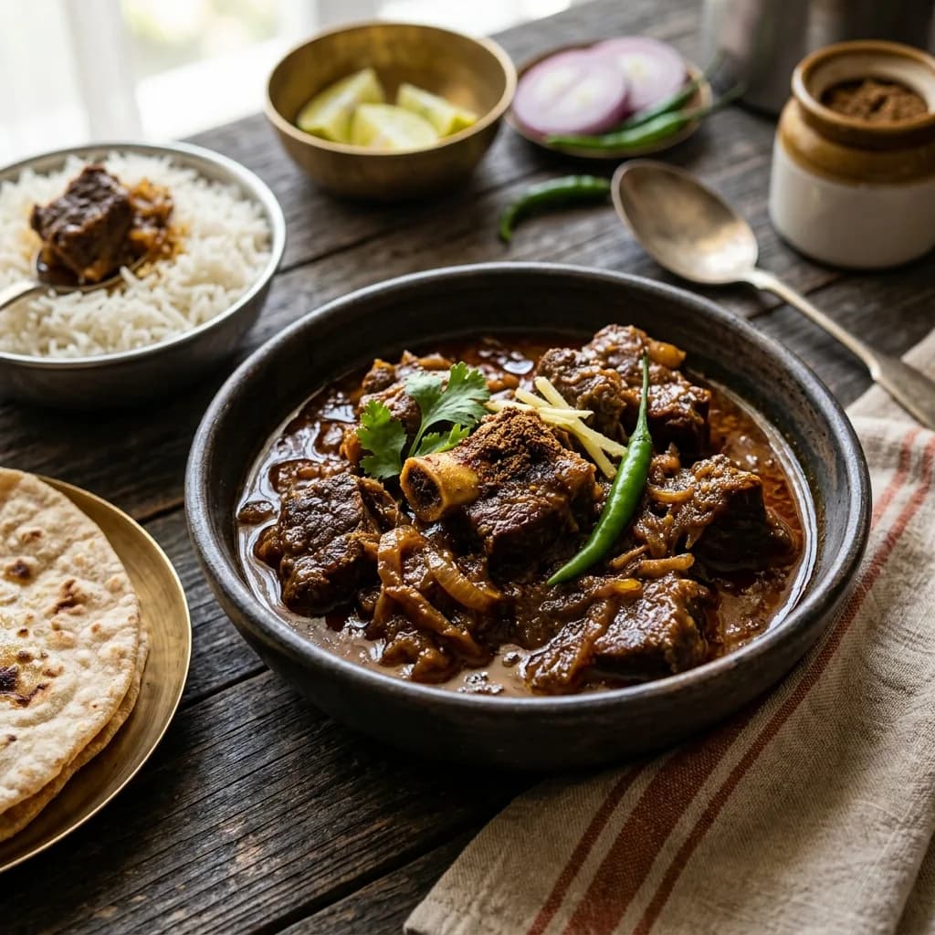 Recipe cover: Bengali Slow-Braised Spiced Beef Kosha
