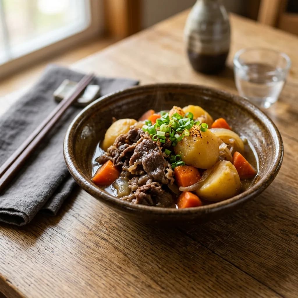 Recipe cover: Simmered Beef Nikujaga