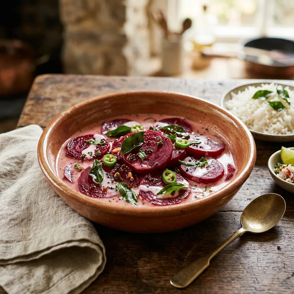 Recipe cover: Sri Lankan Crimson Beetroot Coconut Stew